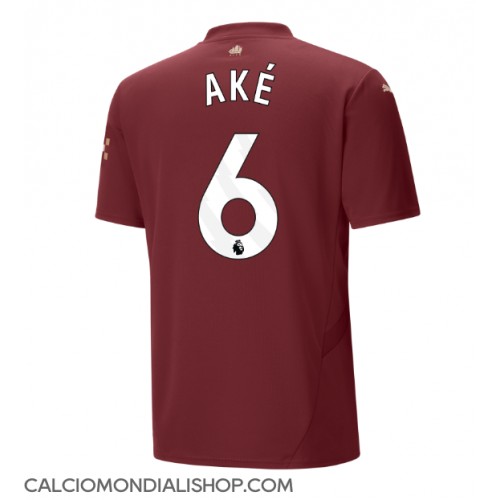 Maglie da calcio Manchester City Nathan Ake #6 Terza Maglia 2024-25 Manica Corta